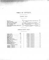 Table of Contents, Norton County 1917